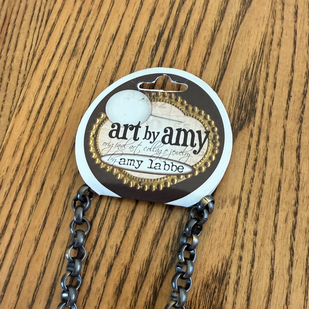 NEW ART BY AMY LABBE necklace in turquoise - Picture 4 of 4